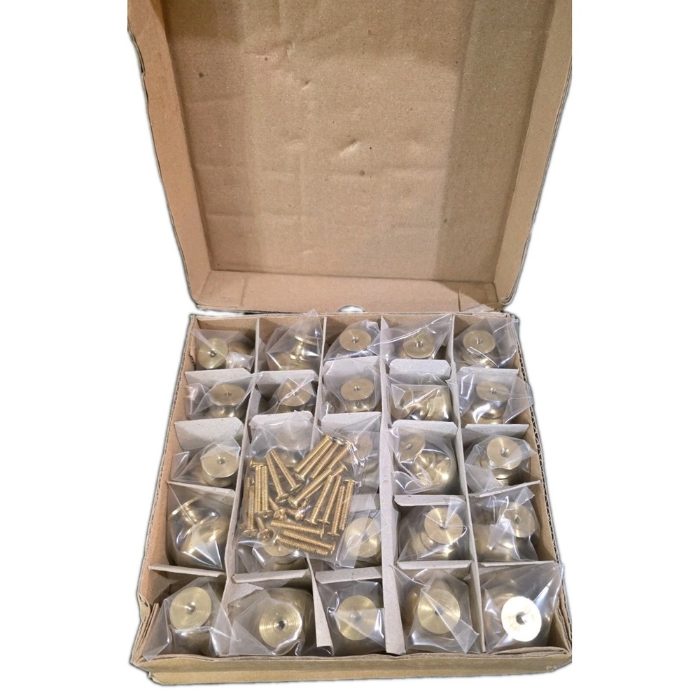 25 SOLID BRASS DRAWER / CABINET KNOBS